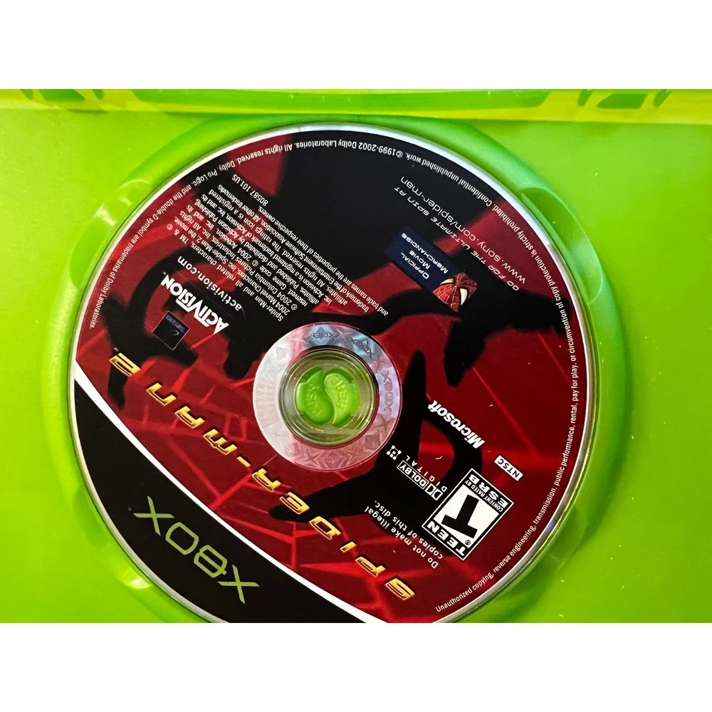 Original Xbox Ultimate Spider-Man + Spider-Man 2 Bundle CIB Complete Tested 2005